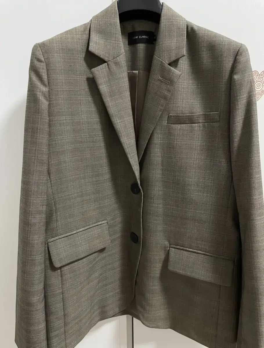 LOW CLASSIC CHECK JACKET