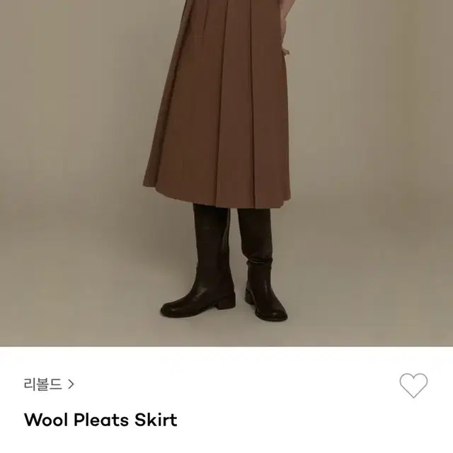 리볼드 Wool Pleats Skirt - s사이즈