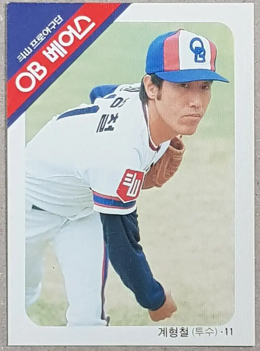 1982 OB Bears player Kyung-chul Kye Sports kard