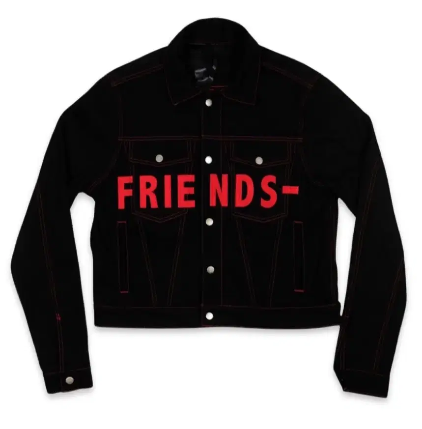 [Overseas] Bronze Friends Denim Jacket Red Unpublished Reprint - size inquiry