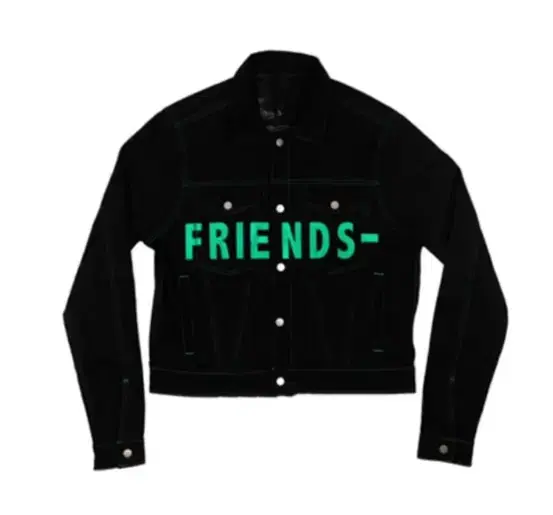 [Overseas] Bronze Friends Denim Jacket Green Unpublished Reprint - Size inquire