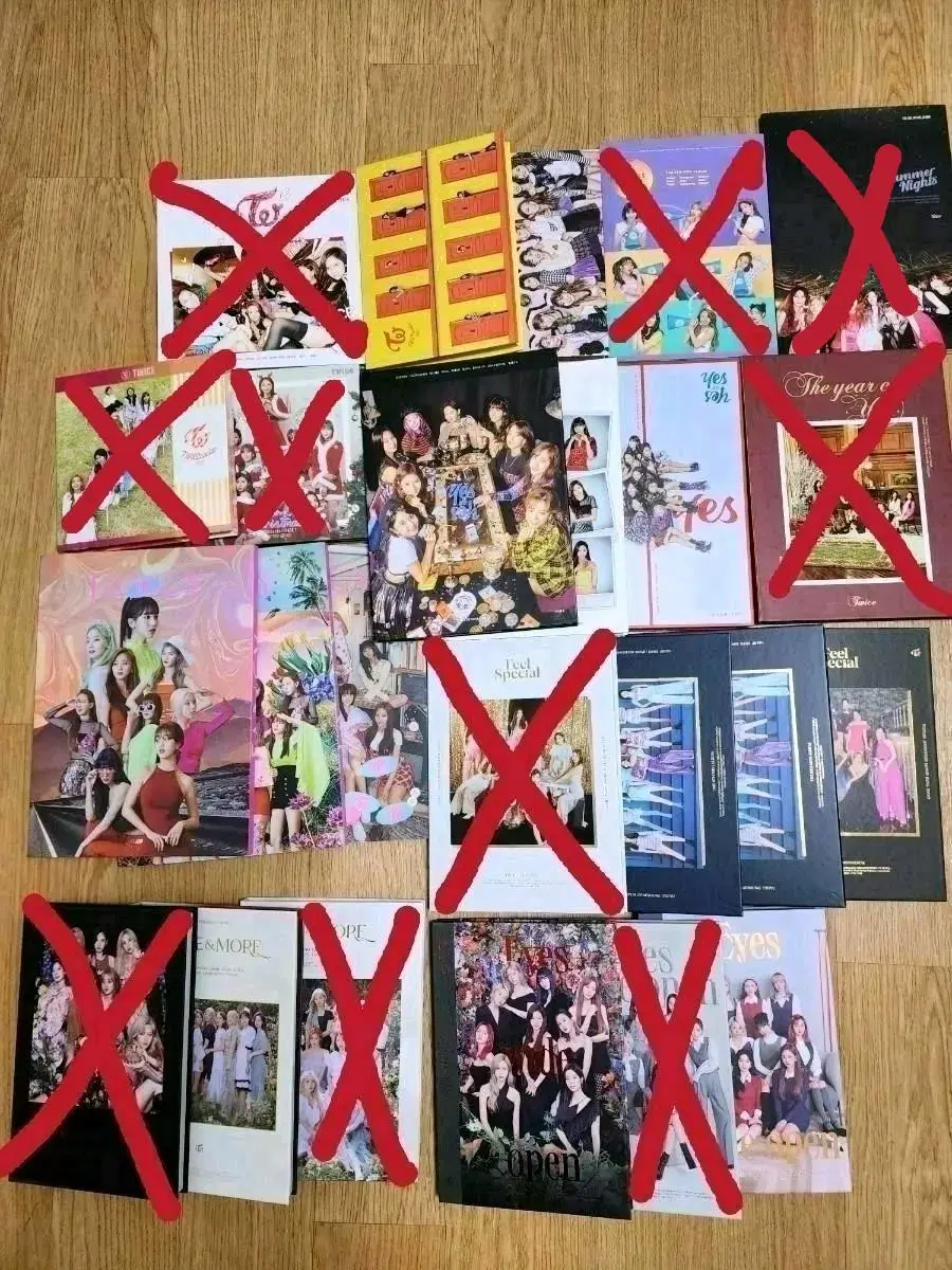 Twice unsealed album (with components)