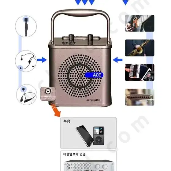 준성테크 기가앰프1.0S 고성능 마이크 기가폰