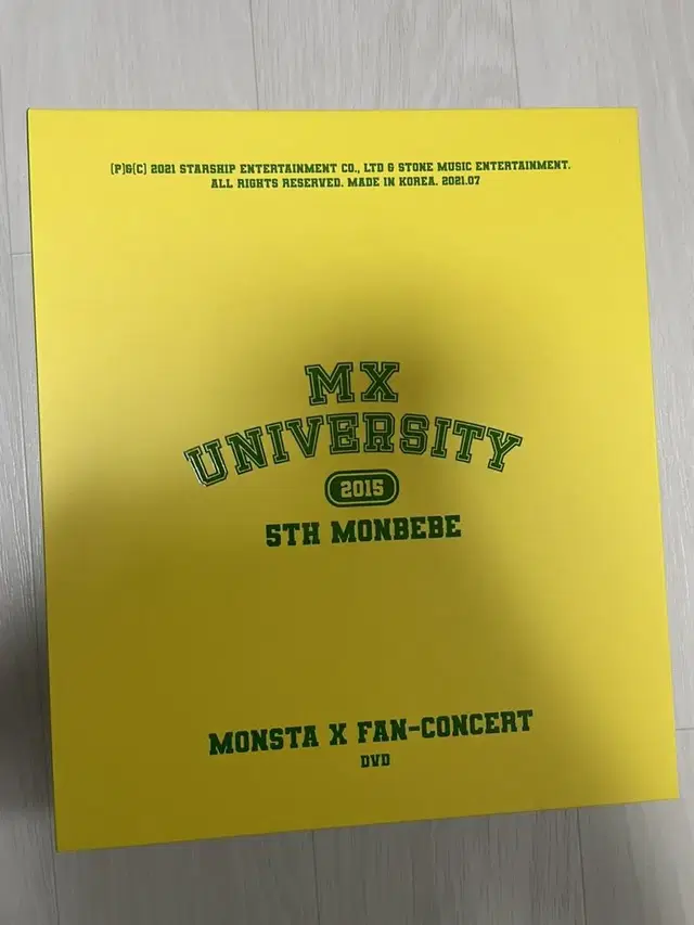 몬스타엑스 5기 팬콘 디비디