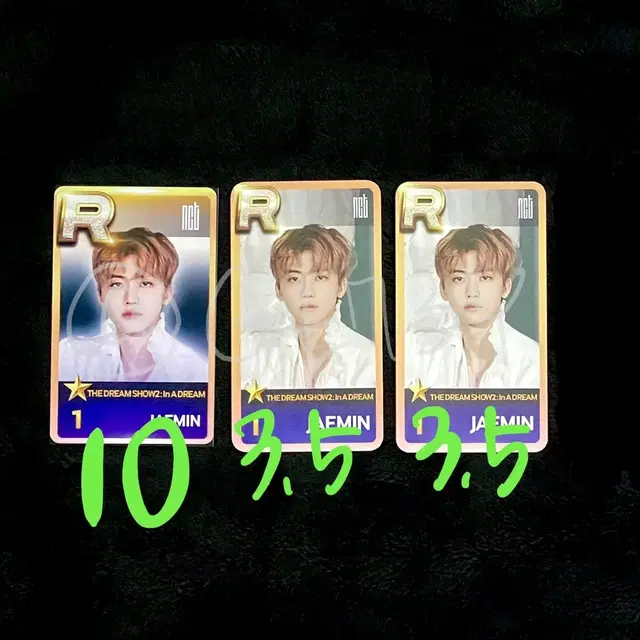 NCT DREAM  슈스엠 알카드 R카드 재민 jaemin pvc