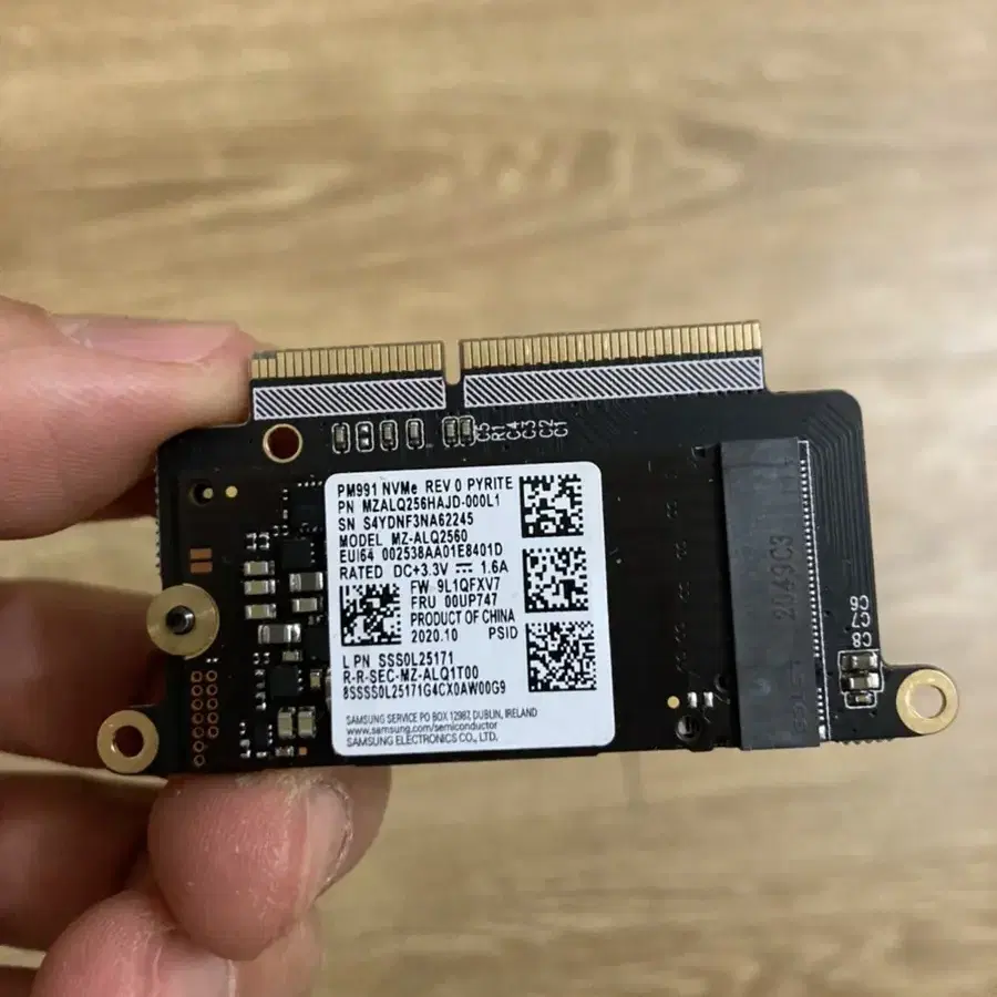 삼성전자 PM991 M.2 2242 NVMe 256GB 판매합니다 택포