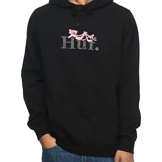 THE PINK PANTHER x HUF 빈티지 핑크팬더 허프 후드티