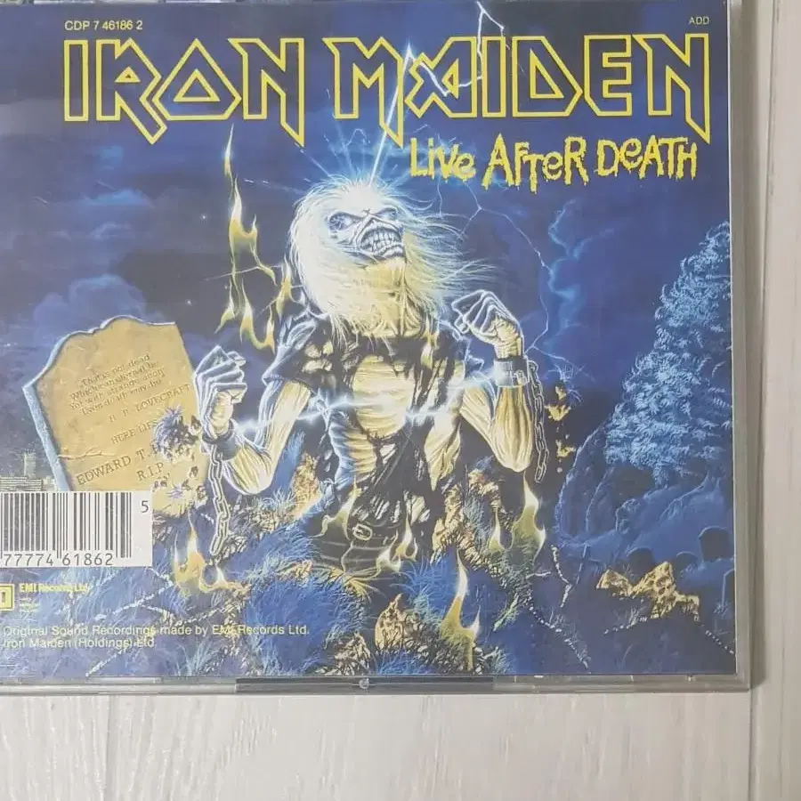 헤비메탈 아이언메이든 Iron Maiden 1985 EU초판 수입 cd