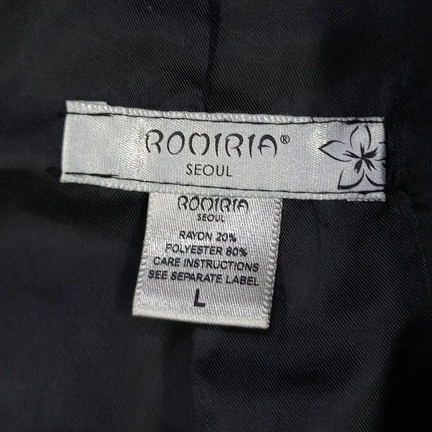 ROOIRIA 여성 레이스라인 카라 털자켓 블랙 (HU9947)