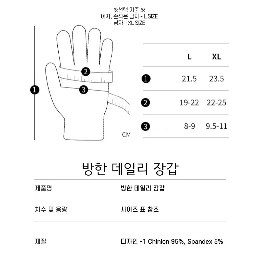 [새상품재고] 겨울 데일리 방한 스마트폰 터치 손가락 니트 장갑