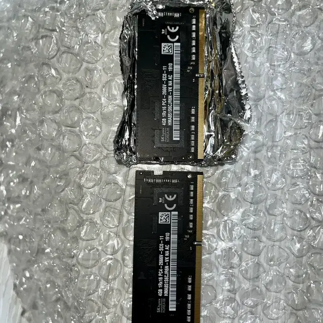 노트북용 RAM 4GB pc4-21300 (2666) 2개