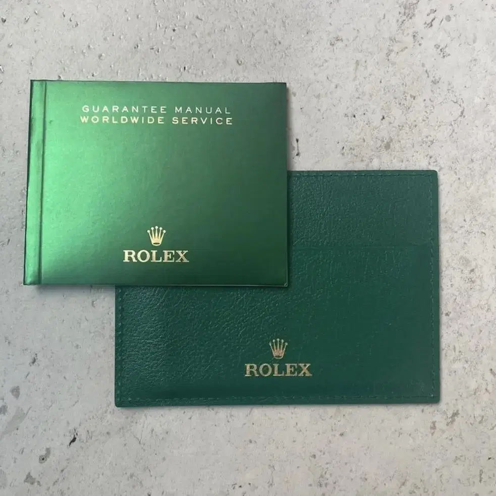 ROLEX워런티셋트 가죽케이스