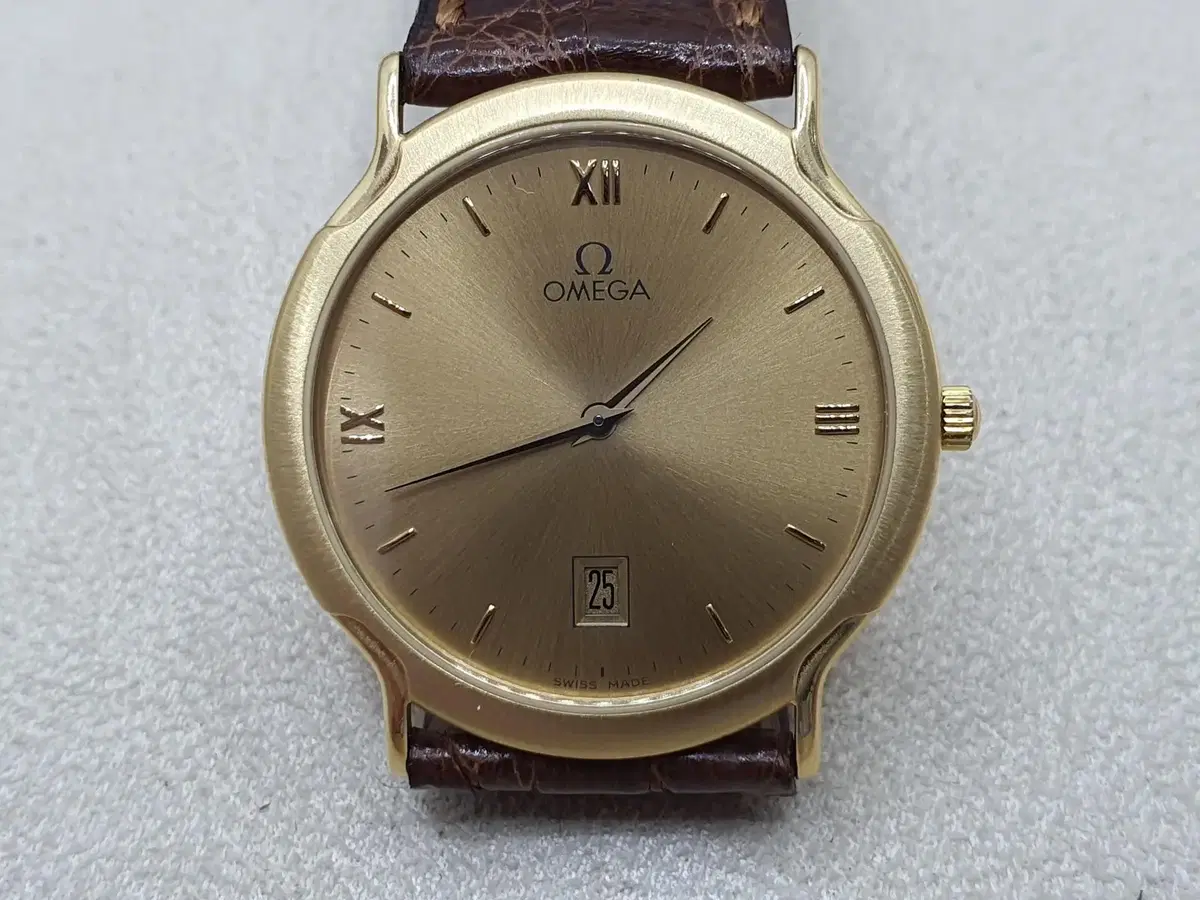 급매 OMEGA 오메가 DeVille 18K YG 드빌 31mm 상태굿