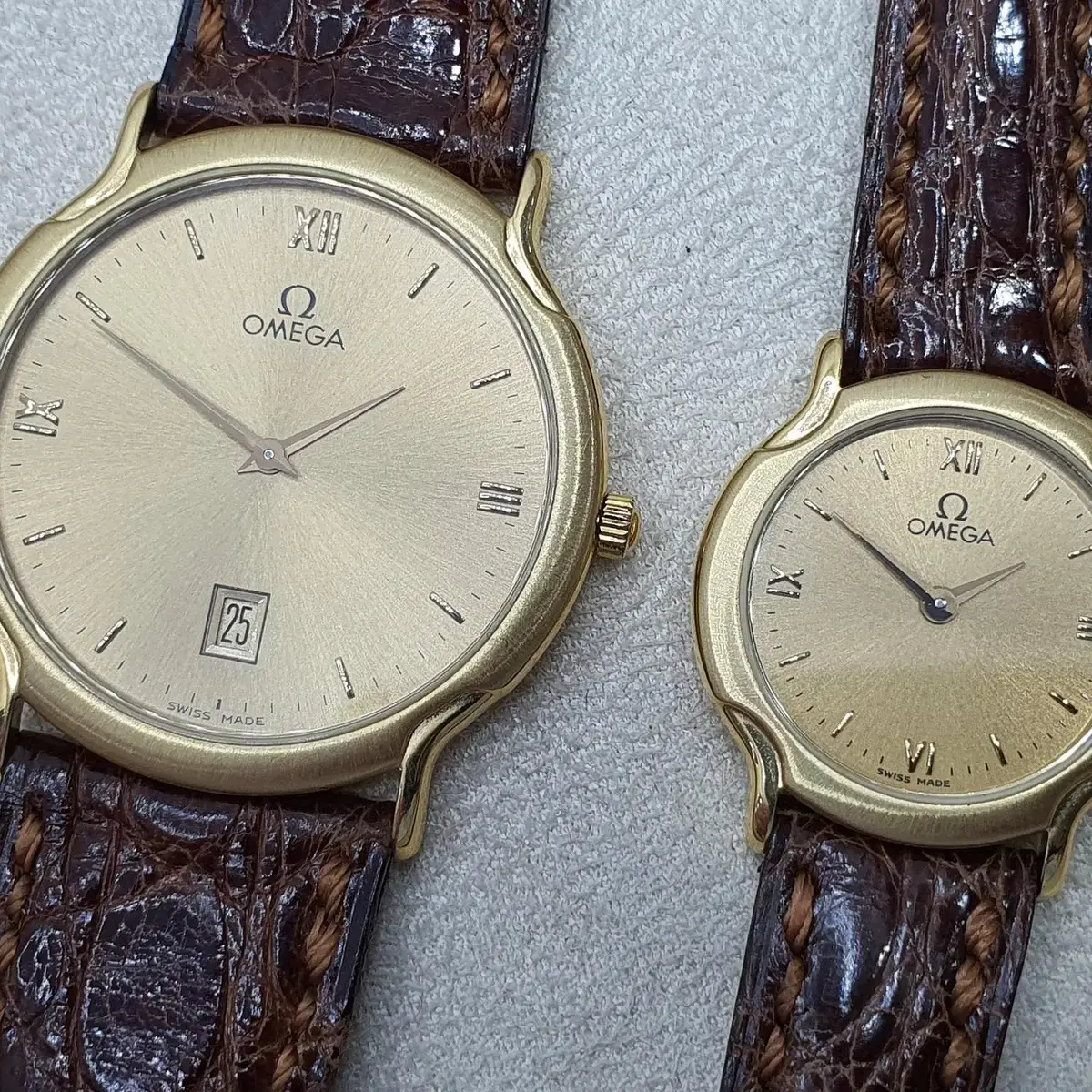 급매 OMEGA 오메가 DeVille 18K YG 드빌 31mm 상태굿