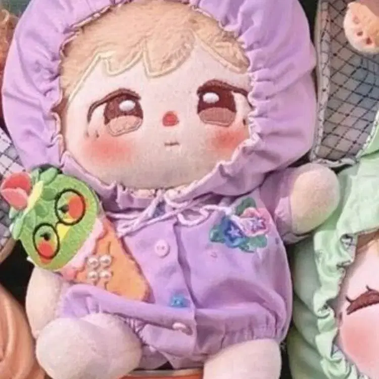 왕왕쿠키 왕쿠 래빗파티 바이올렛 20cm 인형옷