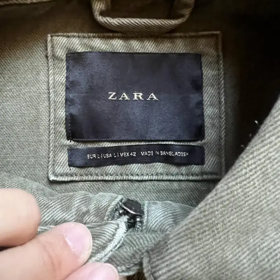 [ZARA] 탱커 그런지 워싱 데님 자켓