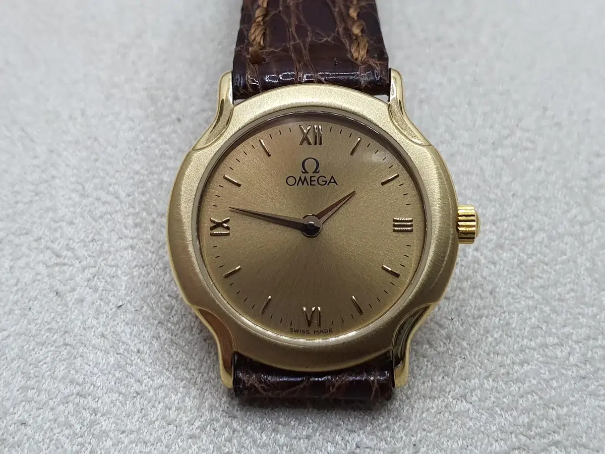 급매 OMEGA 오메가 18K YG DeVill 드빌 22mm 상태굿