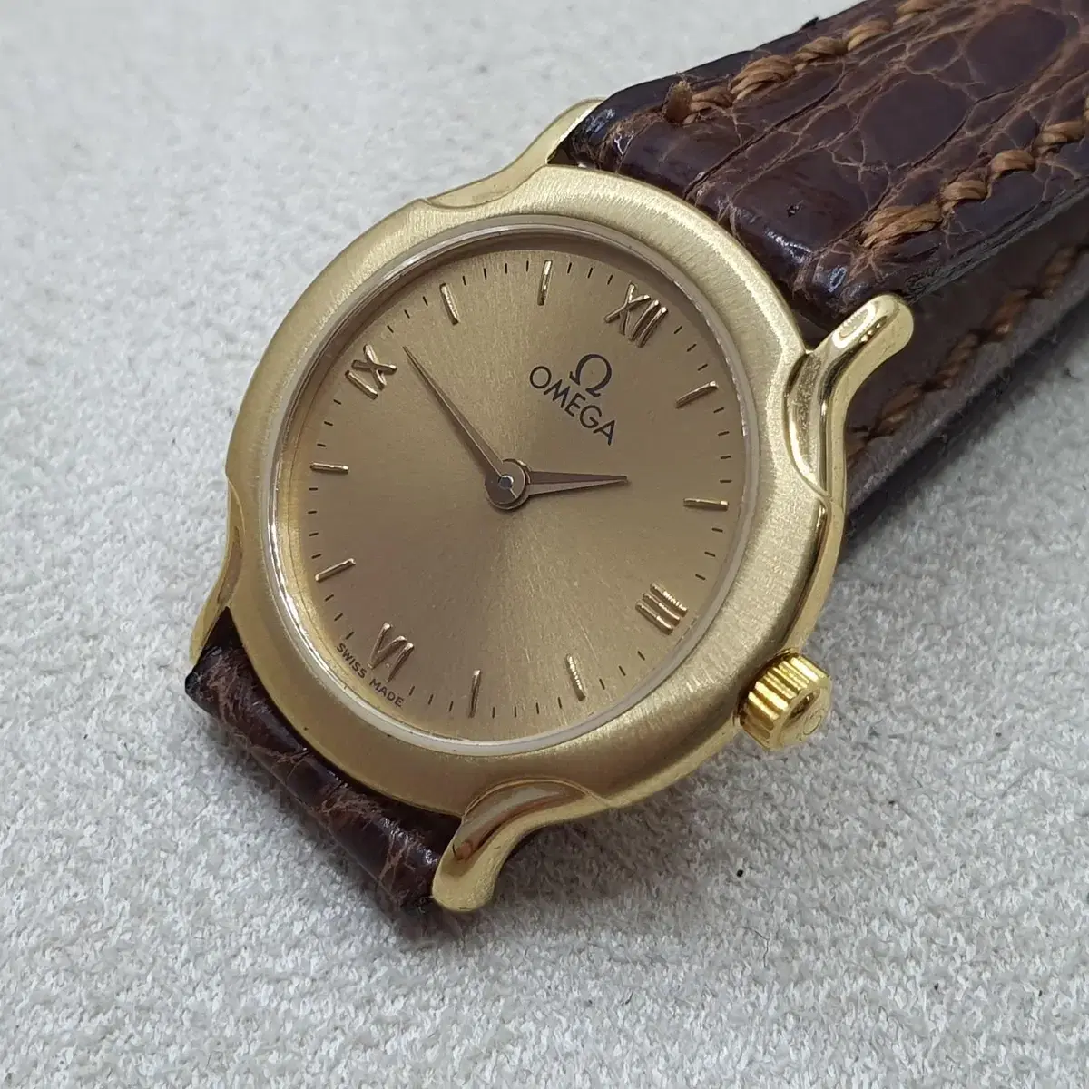 급매 OMEGA 오메가 18K YG DeVill 드빌 22mm 상태굿