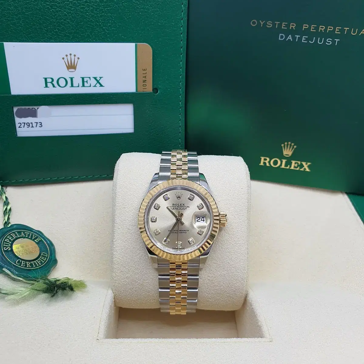 급매 ROLEX 로렉스 279173 데이저스트 10point DIA 풀셋