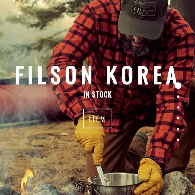 필슨 filson 미국메이드 타탄체크 매키노 귀마개 울모자,캡