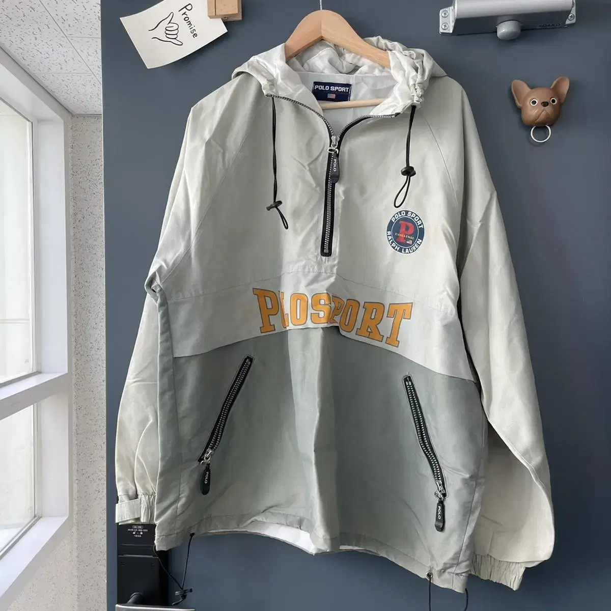 [100-105] Polo Sports Hoodie Zip-up Anorak Windbreaker J-002