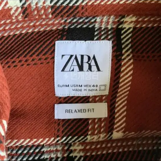 [ZARA] 아우터 체크셔츠