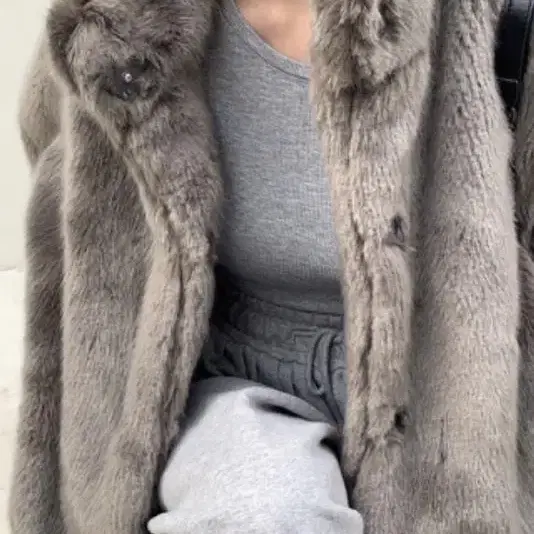 릿킴 reetkeem fur jacket 퍼자켓