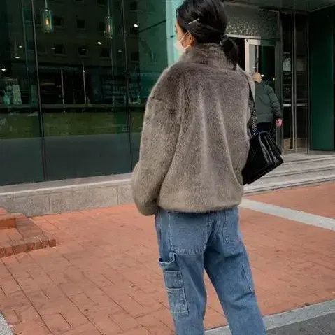 릿킴 reetkeem fur jacket 퍼자켓