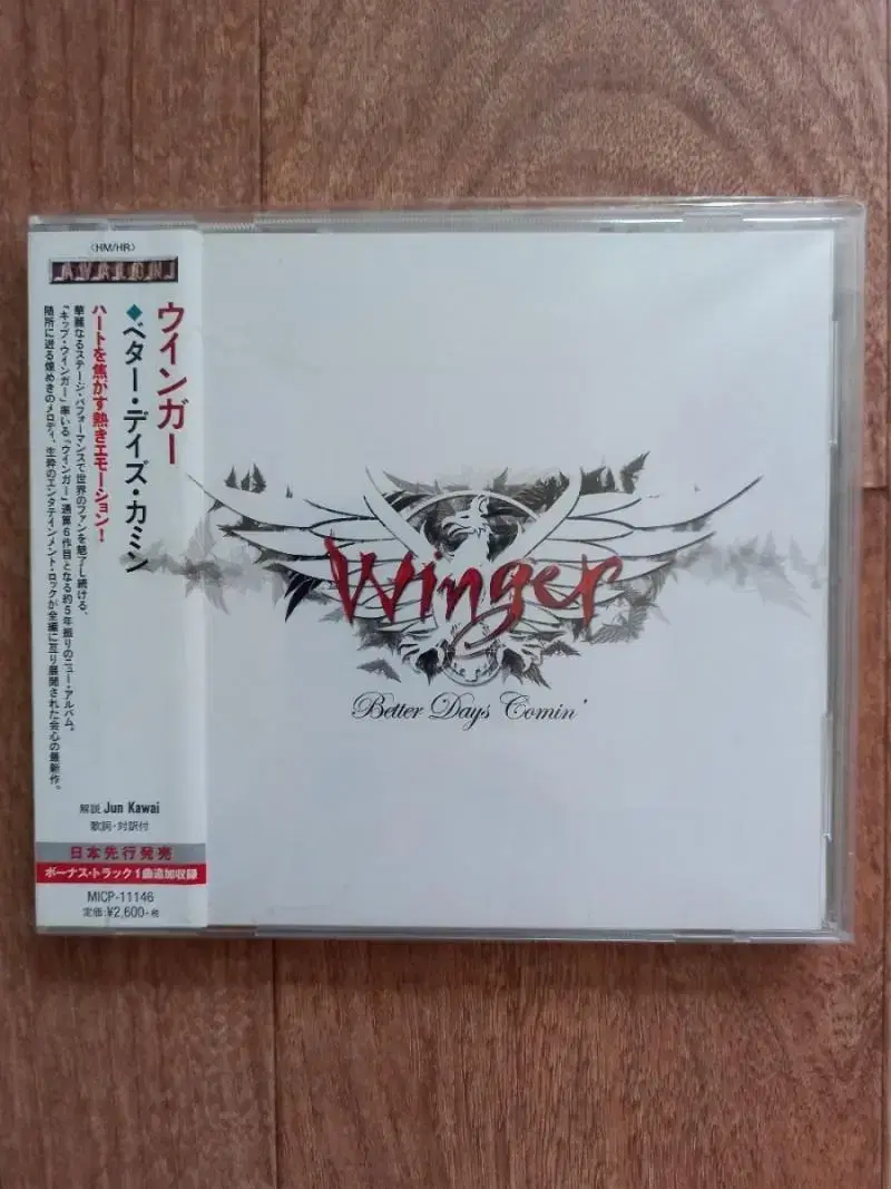 winger 윙어 일본반 시디