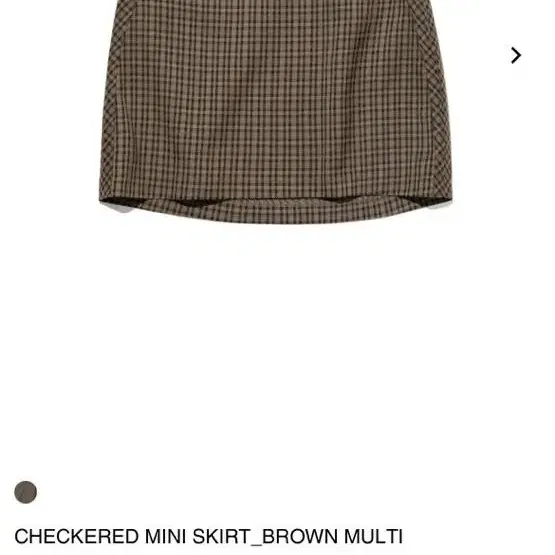 미스치프 스커트 CHECKERED MINI SKIRT