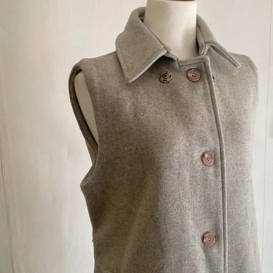 (woman) wool vest coat