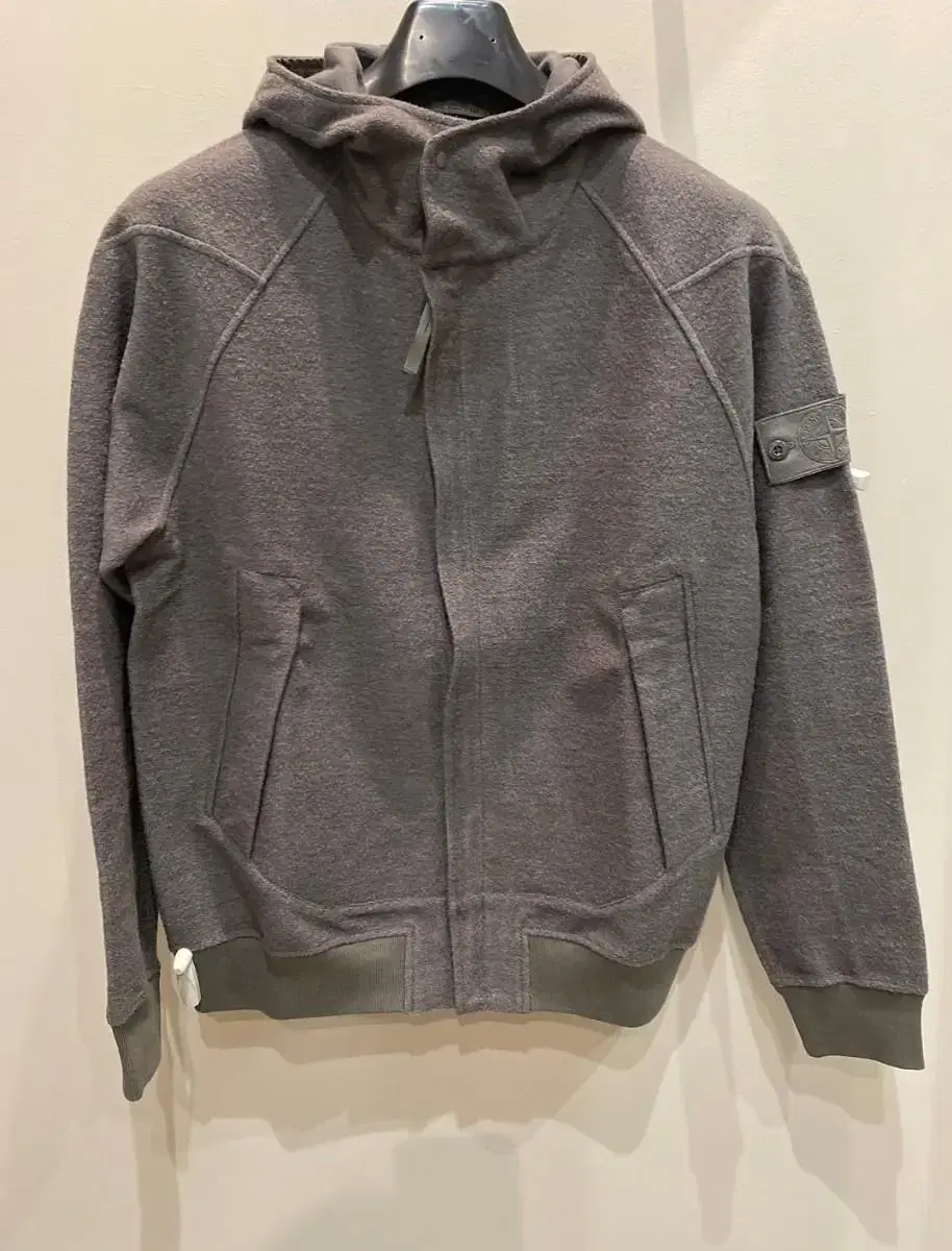 Stone Island Ghostpeace Hooded Zip-up Grey