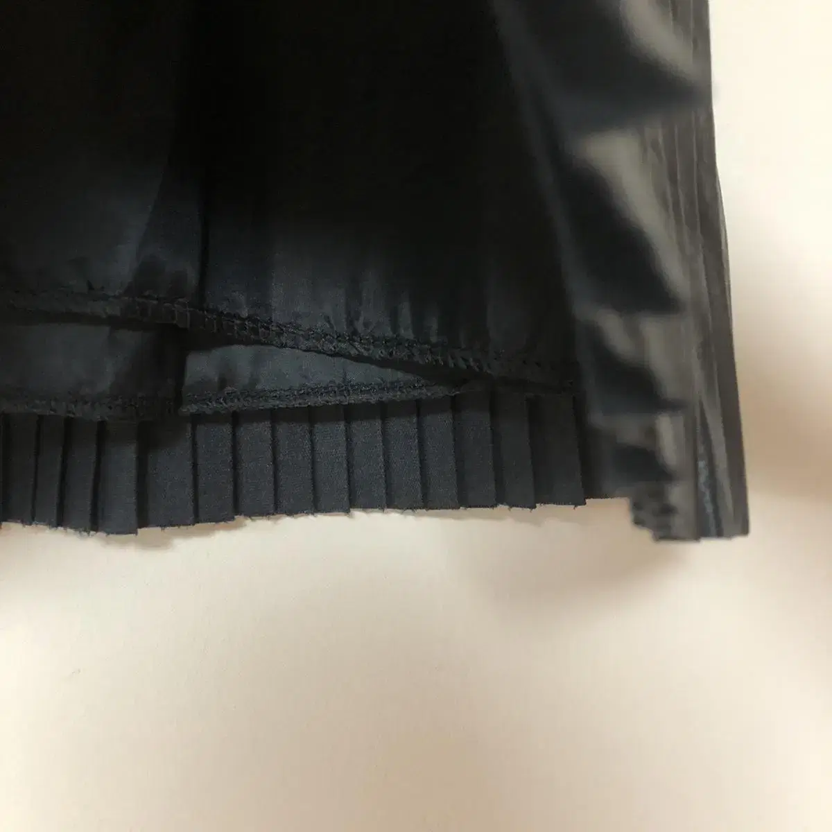 Vintage Leather pleats mini sk