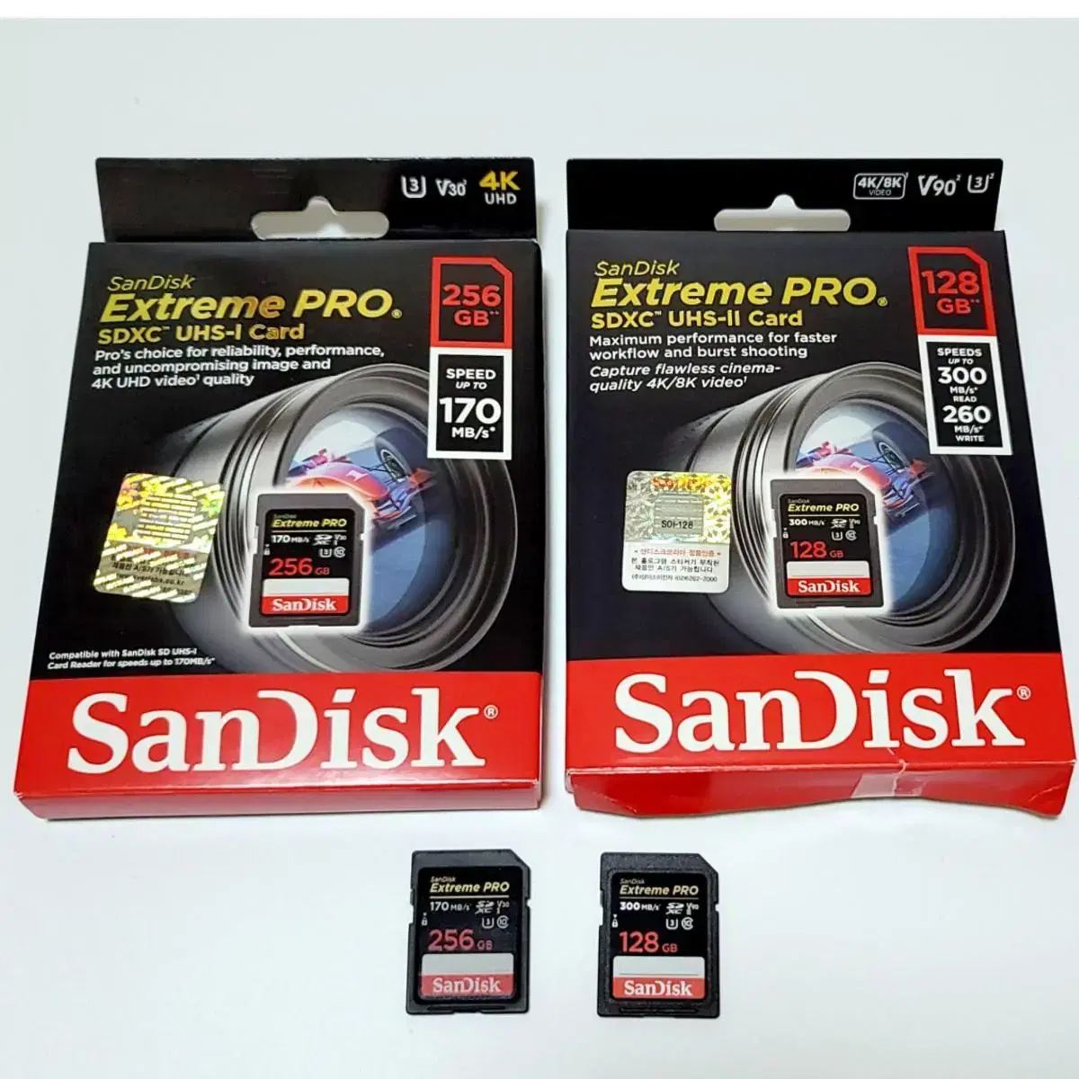 샌디스크 익스트림프로 SD 128GB UHS-II (300MB)영상용적합