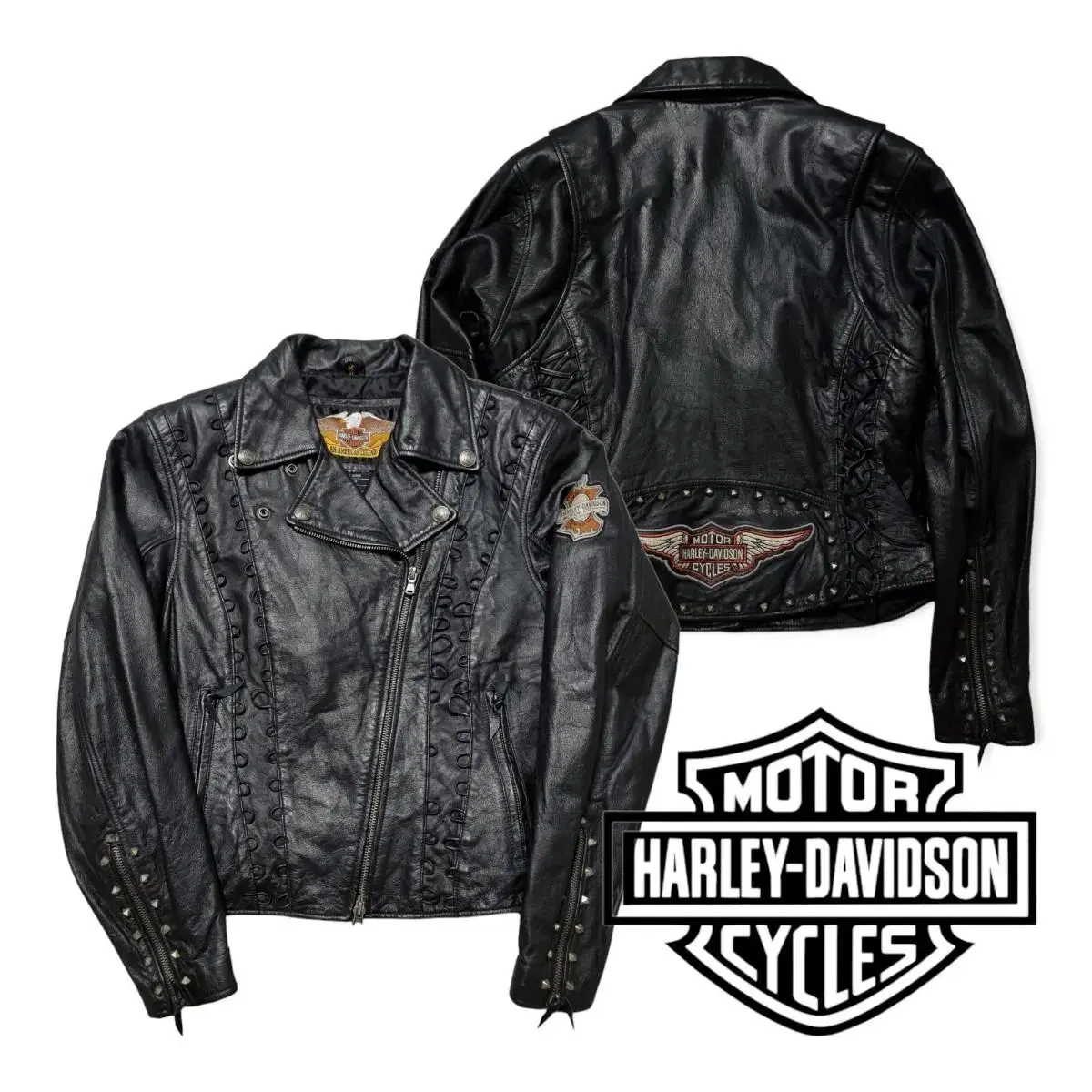 90s Harley Davidson VintageWashed RiderJacket LeatherJacket BikeJacket Top Gun