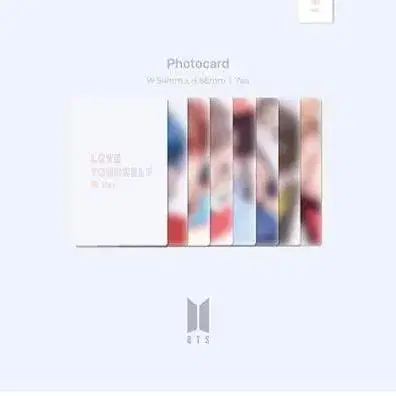 방탄 럽셀 승 허 LP 포카 분할 분철