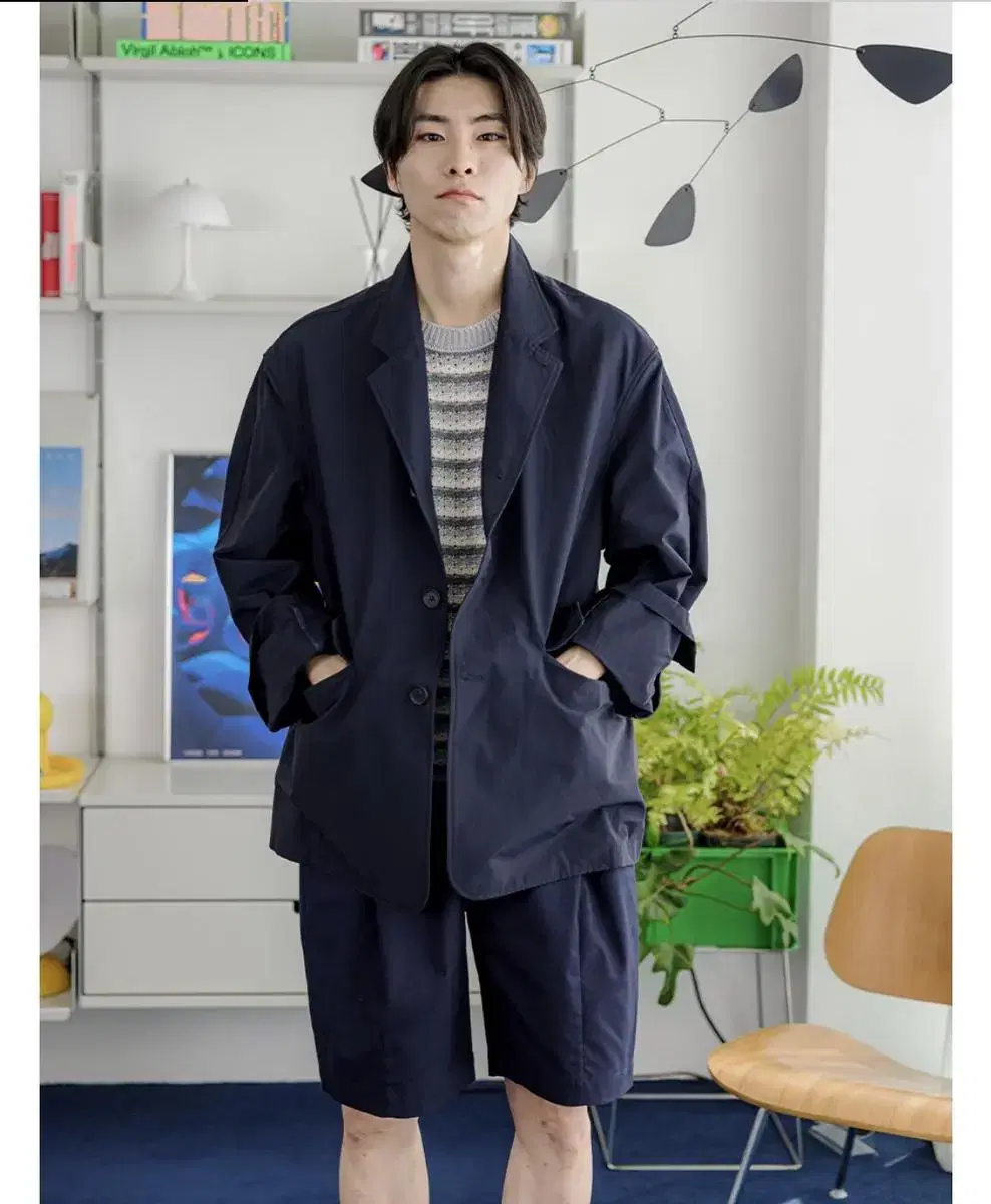 [M] Now & Tomorrow Oversized Stitch Jacket(100-105)J-024