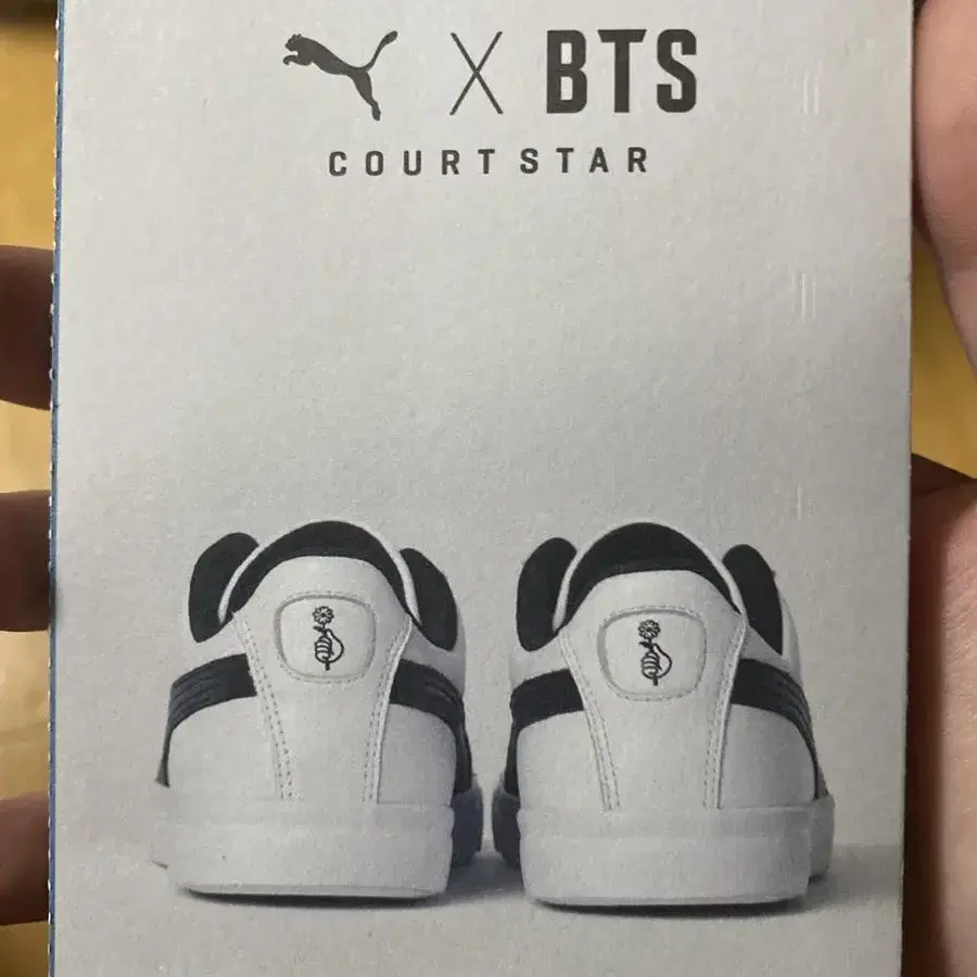 방탄 푸마 콜라보 코트스타 포토카드 bts puma photocard