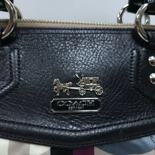 COACH 코치 CC로고 시그니처 샤틴 2WAY 토트백 숄더백 B050