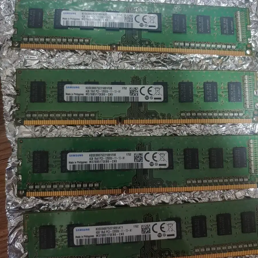 DDR3 12800 4GB(4G, 4기가) x 4개