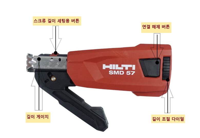 힐티 임팩드라이버 스크류매거진 2세대 단품 SMD57 단품