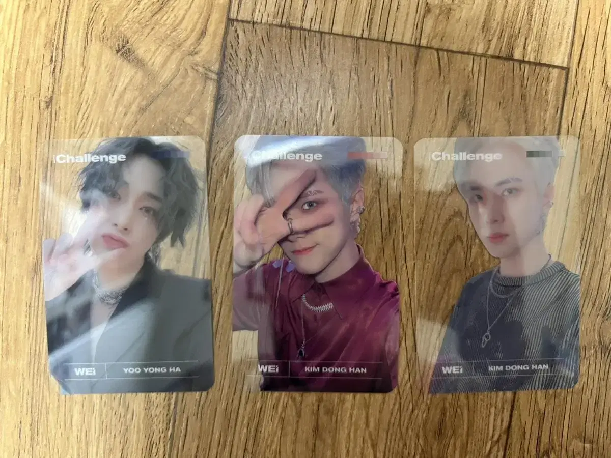 Wei transparent photocard