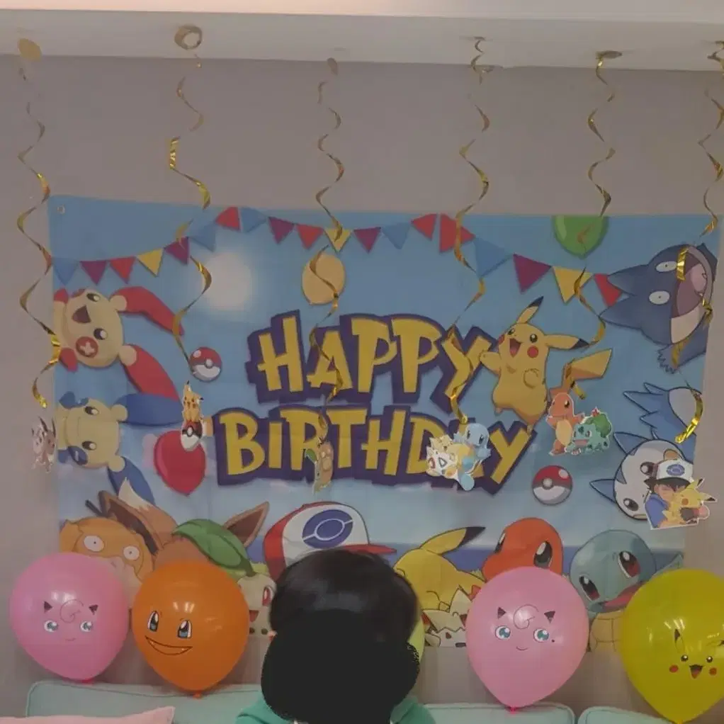 포켓몬생일가랜드+풍선