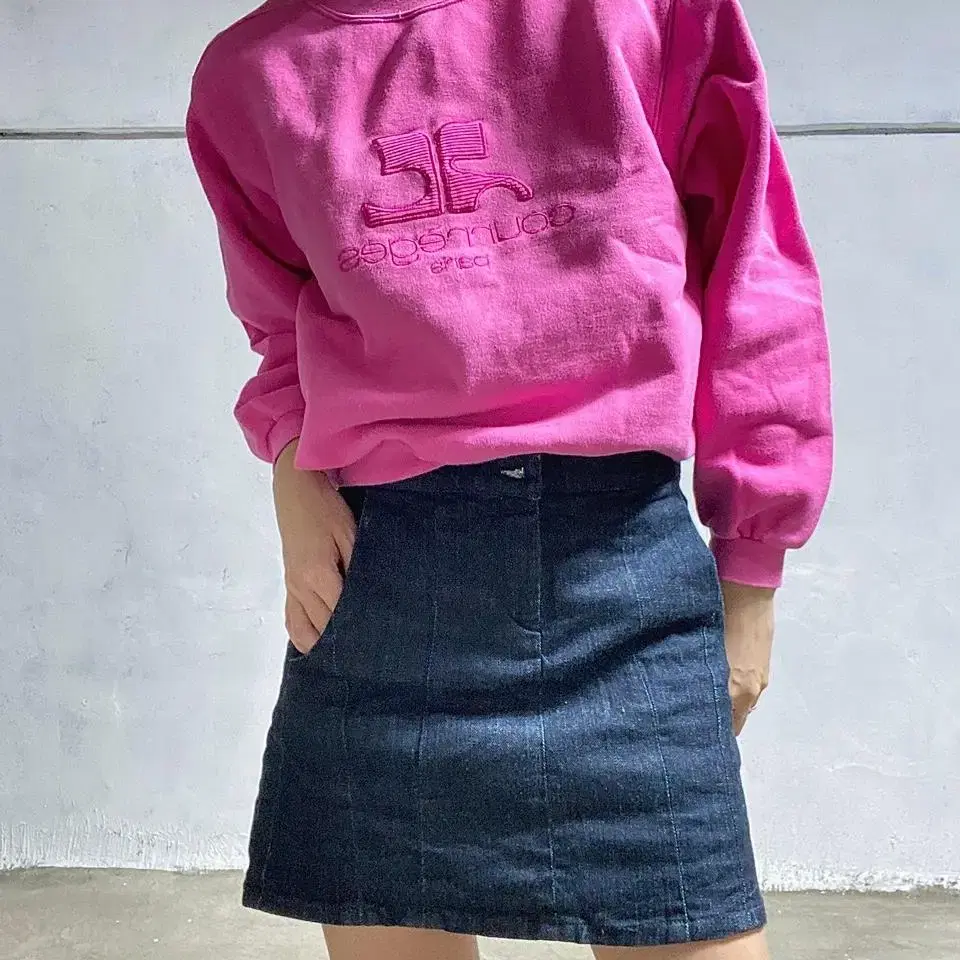 helmut lang denim skirts