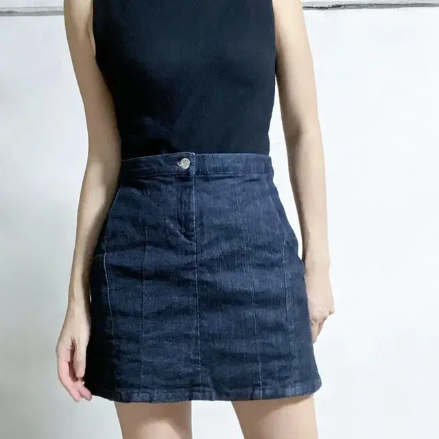 helmut lang denim skirts