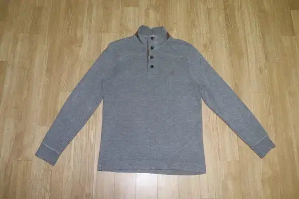 (95)Beanpole/Grey Half-Neck Cotton Knit