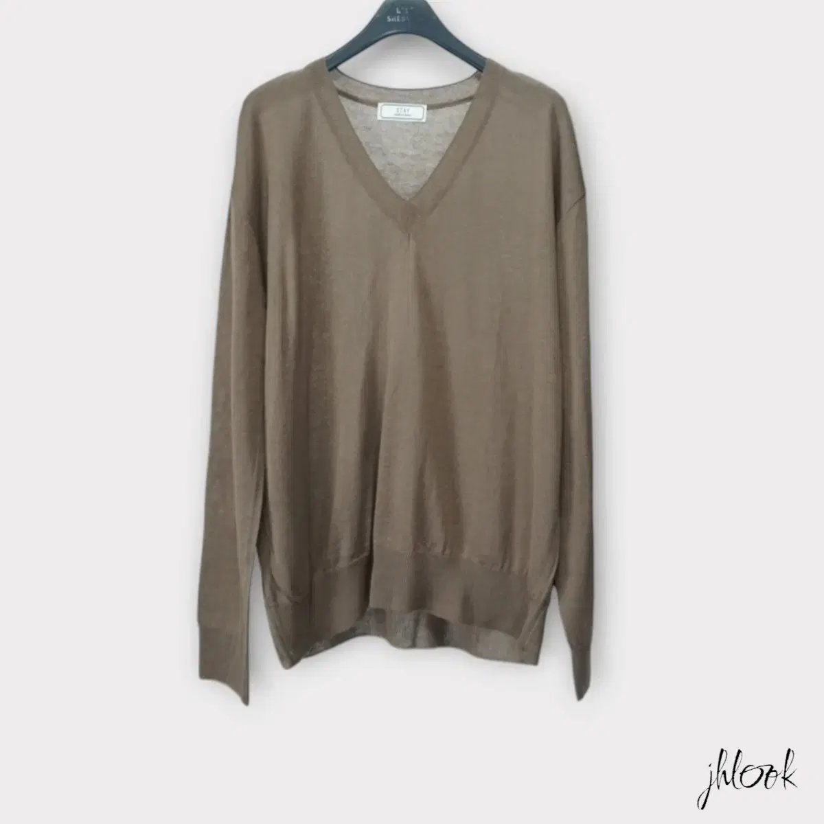 ST Thin Knit Inner Knit V-Neck Knit