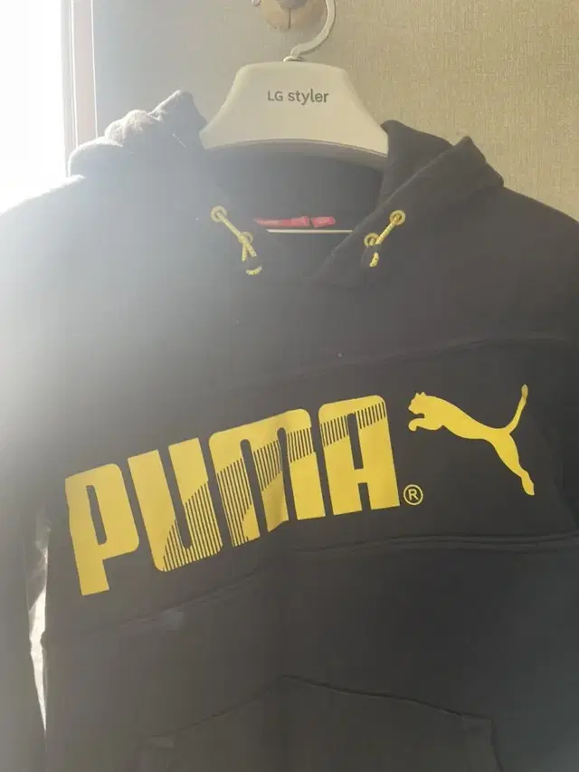 PUMA 푸마 남색 & 노랑 후드