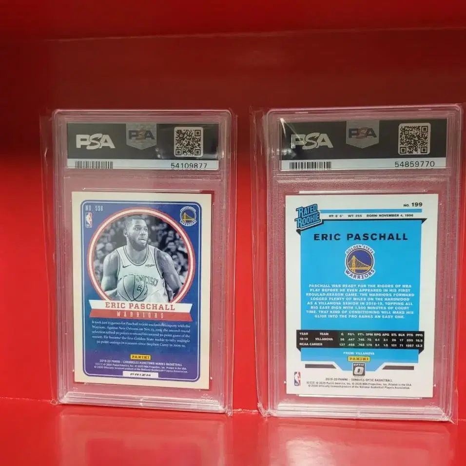 PANINI 에릭 파스칼 PSA10