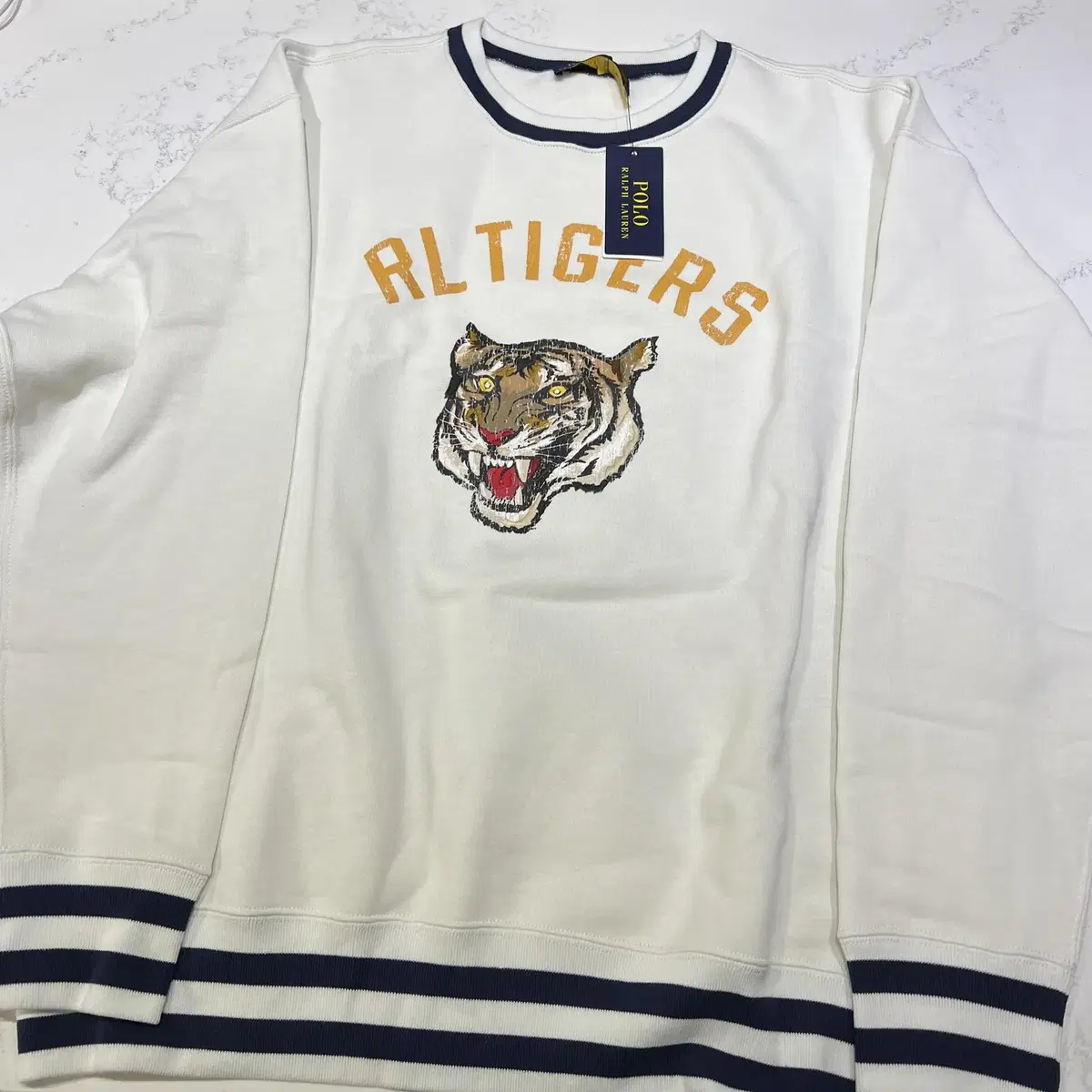 Polo Ralph Lauren Tiger sweatshirt white size L